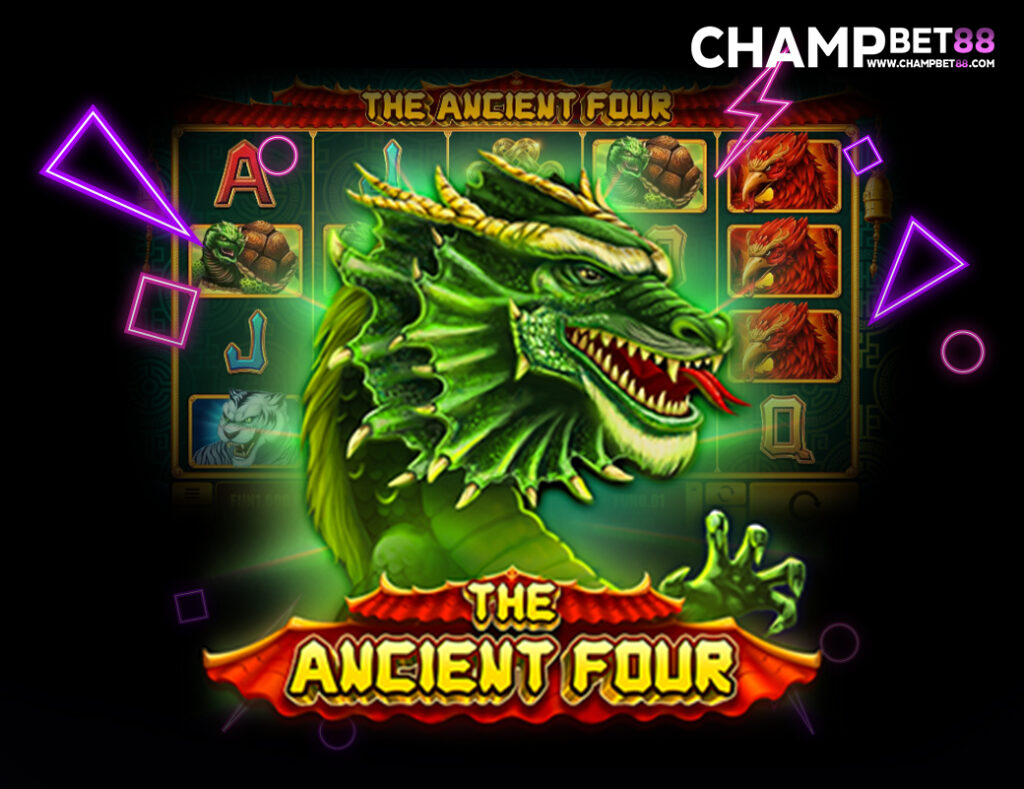 Ancient four เกมสล็อตมังกรไฟ ออนไลน์ 4 เทพเจ้าแห่งโชคลาภ